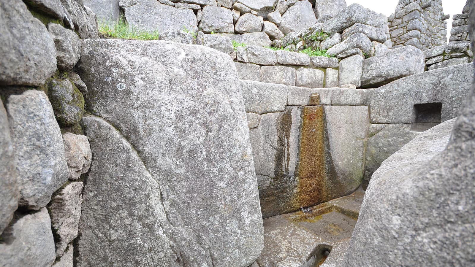 The fountains of Machu Picchu